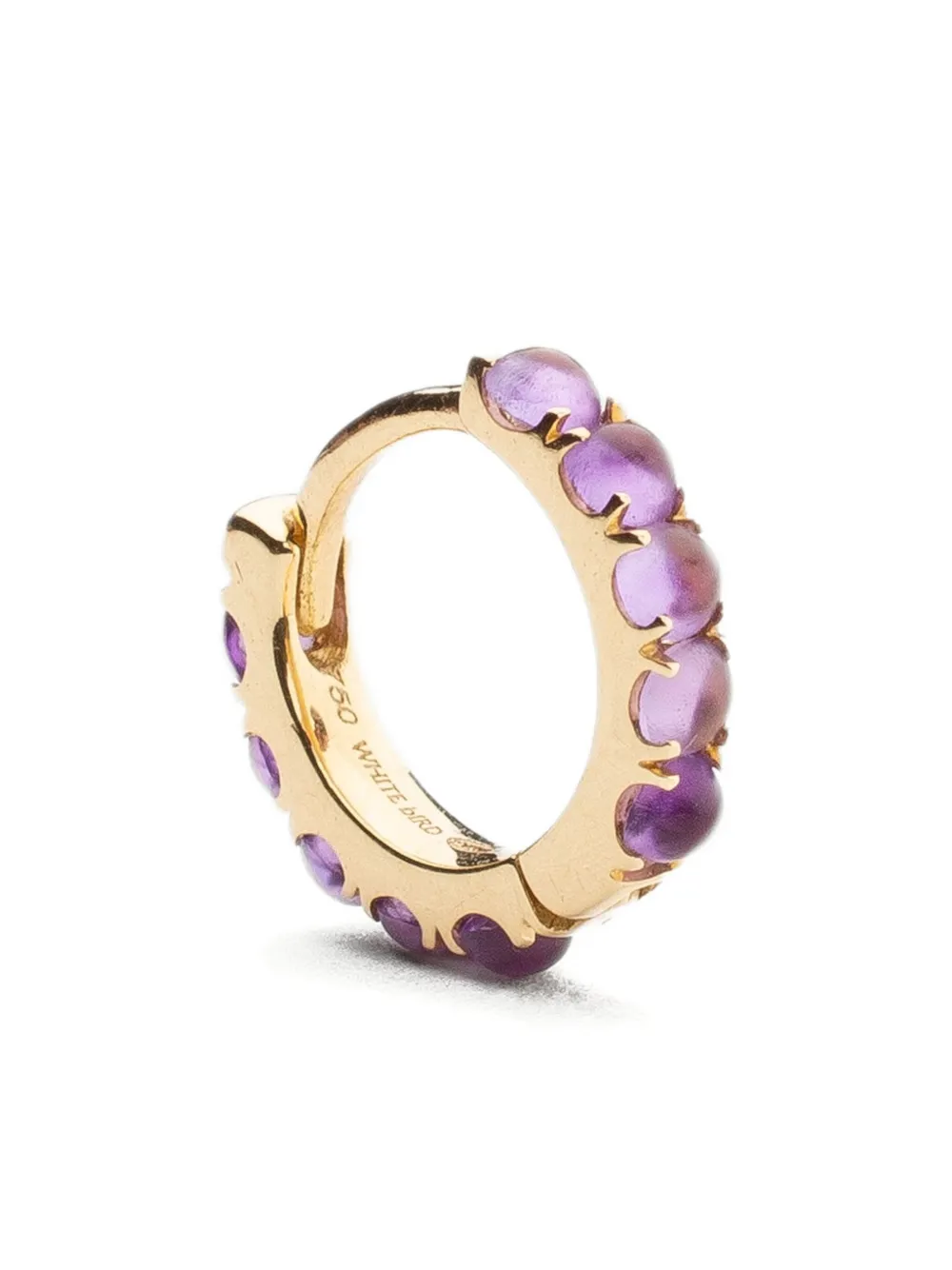 We By Whitebird 18k Yellow Gold Amethyst Earrings