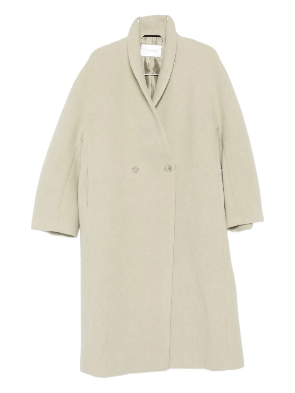Christian Wijnants Caparis Shawl-collar Double-breasted Coat In Neutral