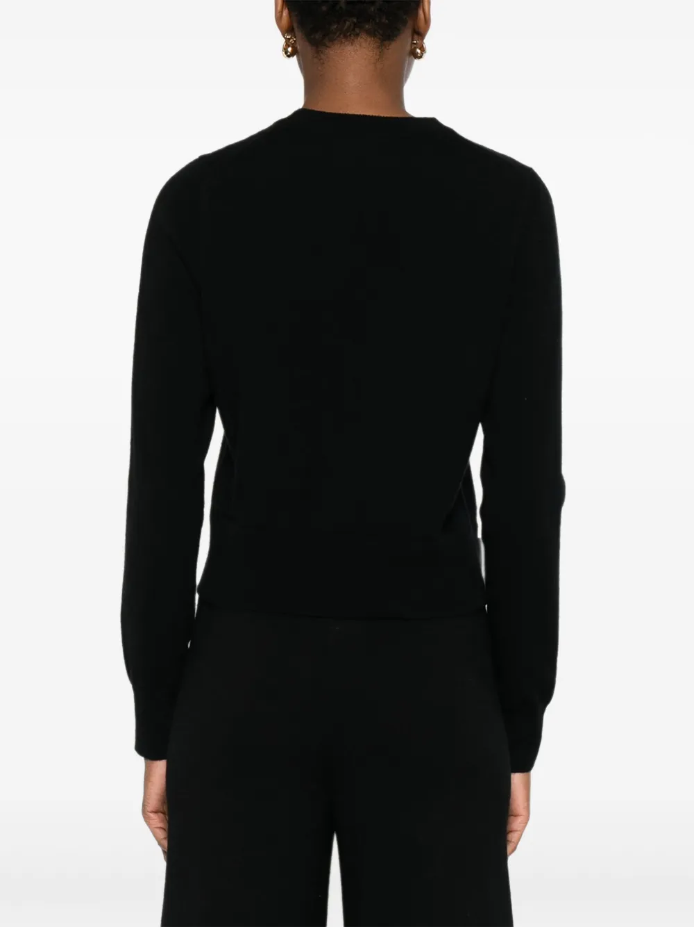 Hugenberg Button Pocket Cardigan In Black