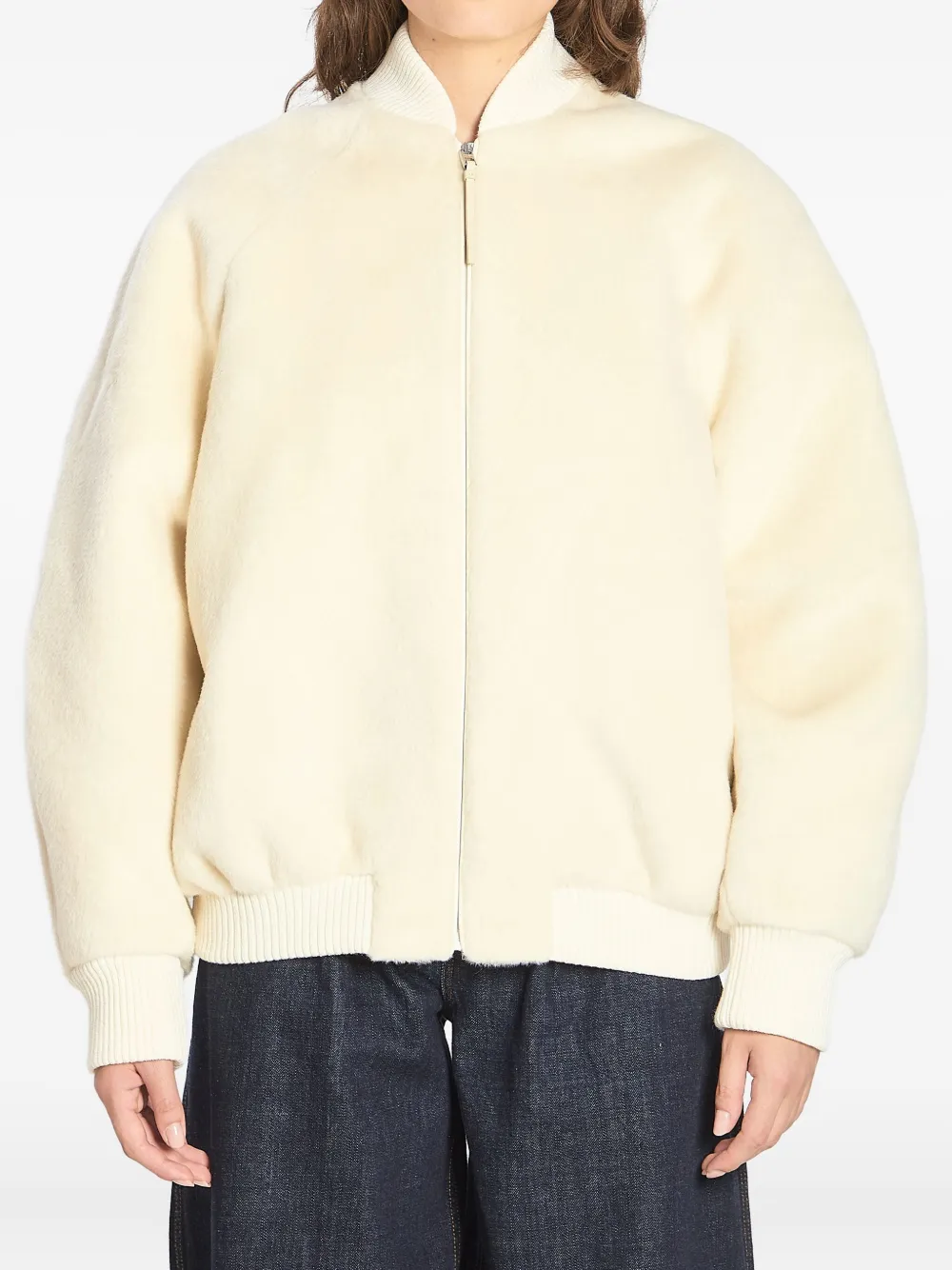 Jacquemus Le Blouson Pilu jacket - ホワイト Jacquemus Le Blouson Pilu jacket - ホワイト