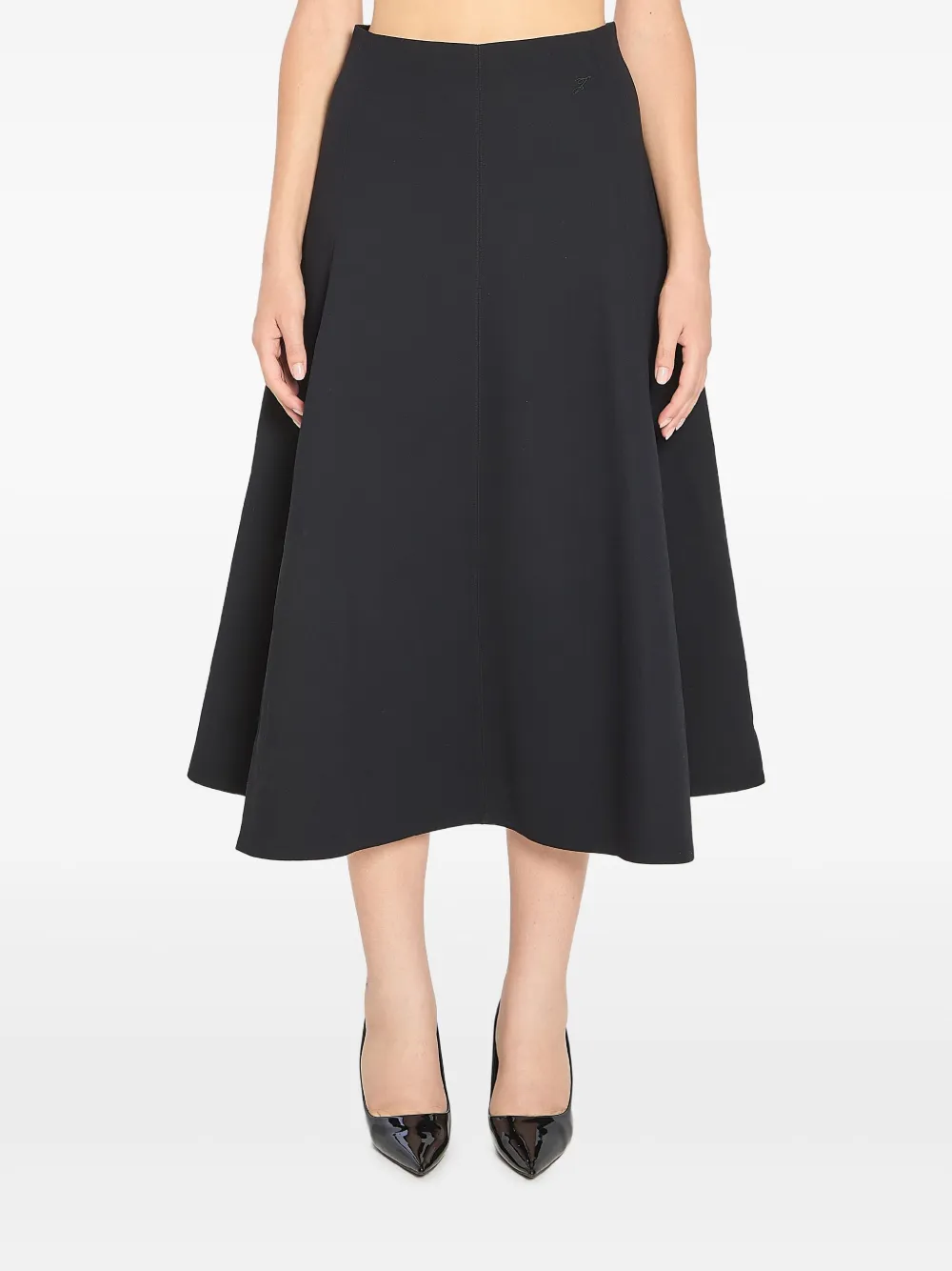 Jacquemus flared midi skirt - ブラック Jacquemus flared midi skirt - ブラック