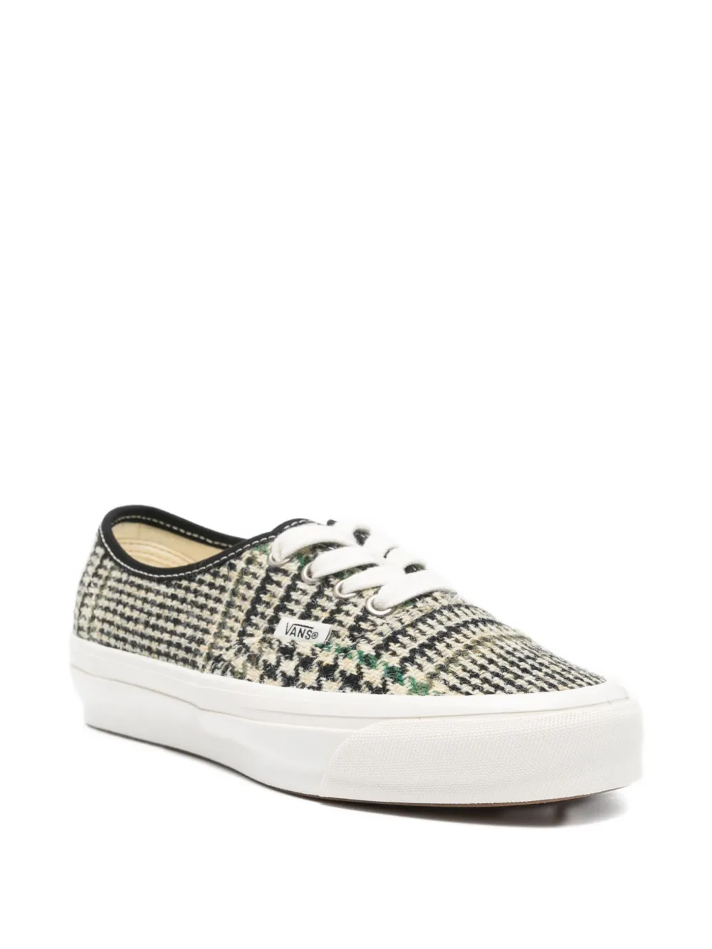 Vans check tweed sneakers Black