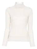 Hugenberg ribbed turtleneck sweater - Neutrals
