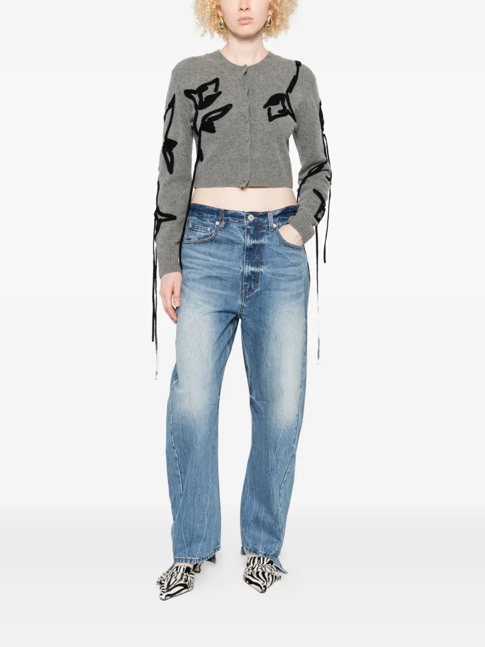 YCH Jeans met lange achterkant - Blauw