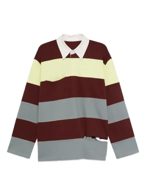 YCH striped polo top