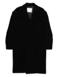 YCH double-breasted coat - Black
