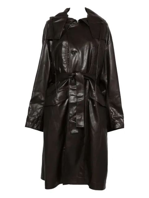 YCH belted hooded coat