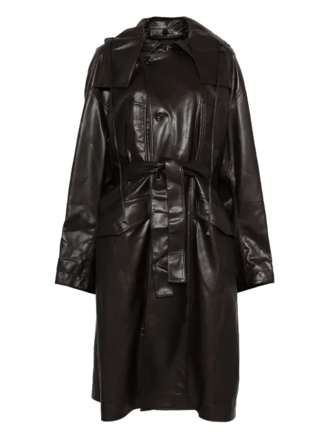 YCH belted hooded coat