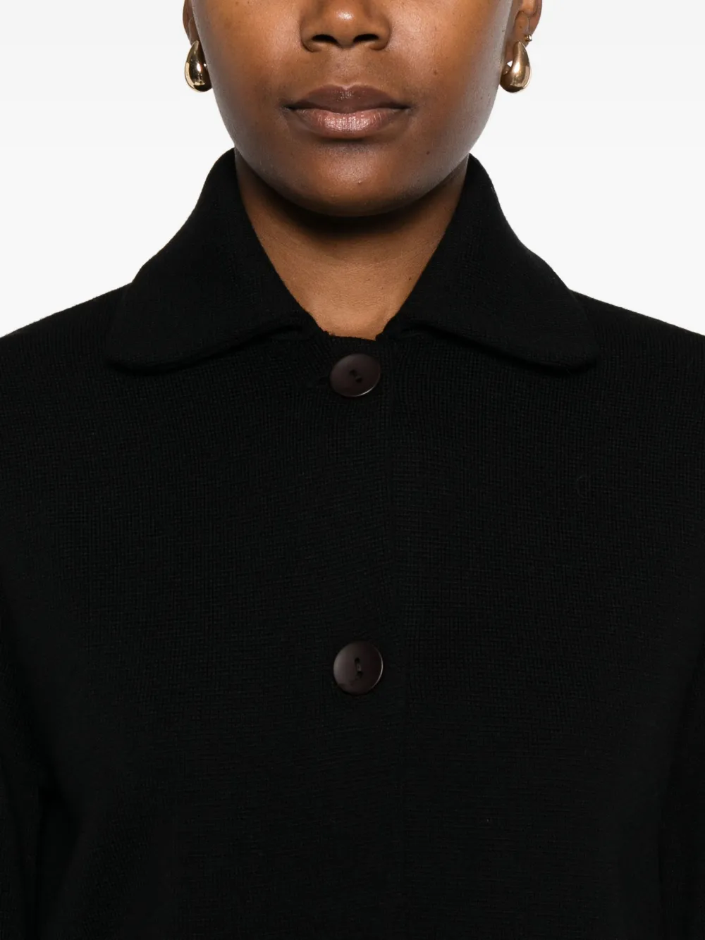 Hugenberg Button-front Jacket In Black