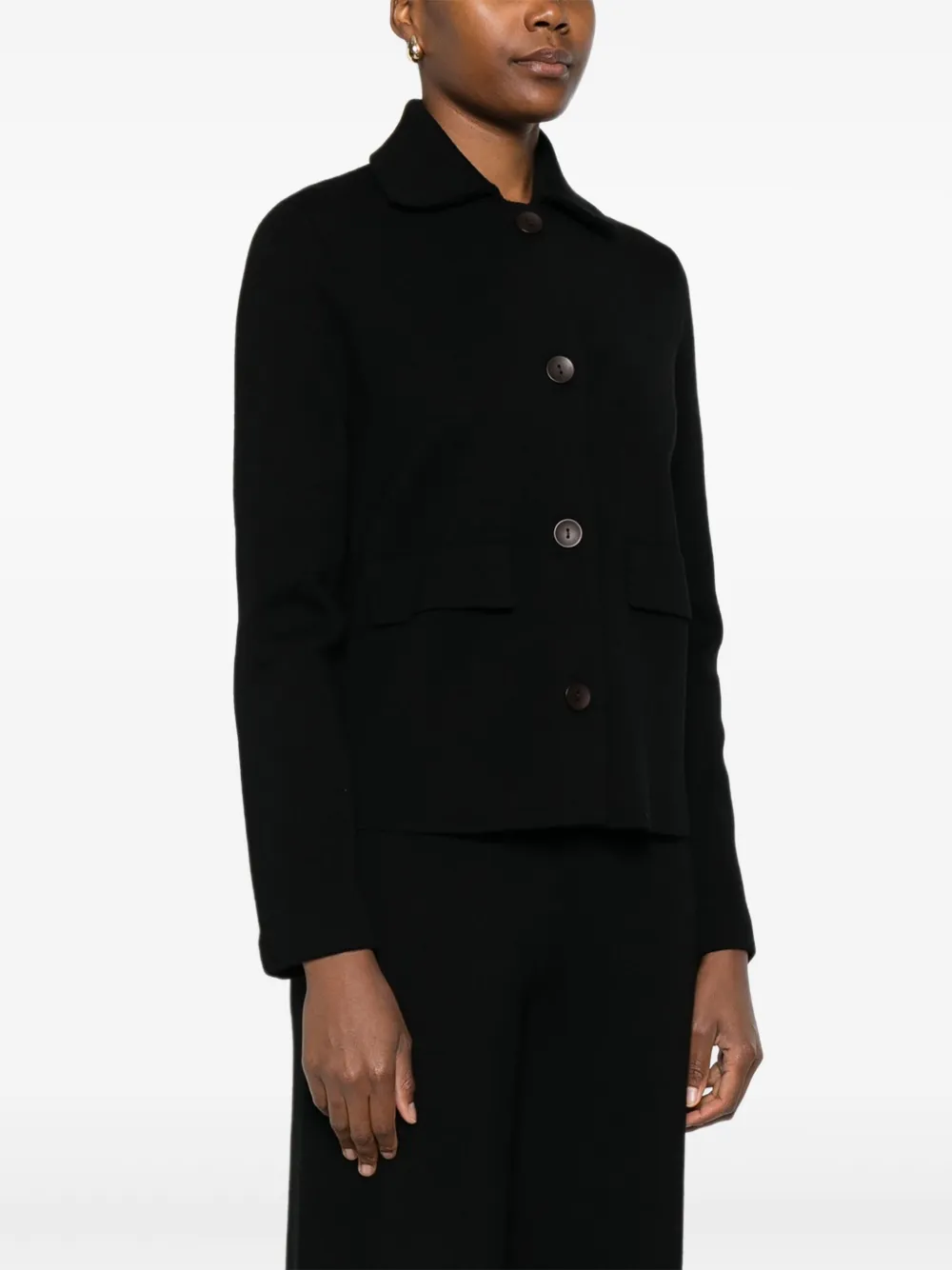 Hugenberg Button-front Jacket In Black