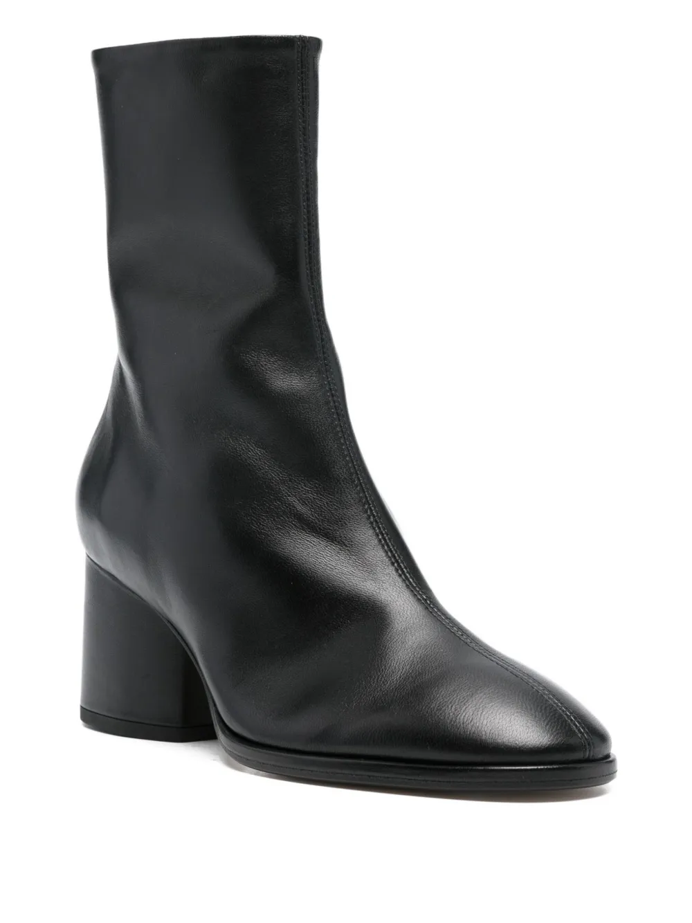 Aeyde 65mm leather ankle boots Zwart