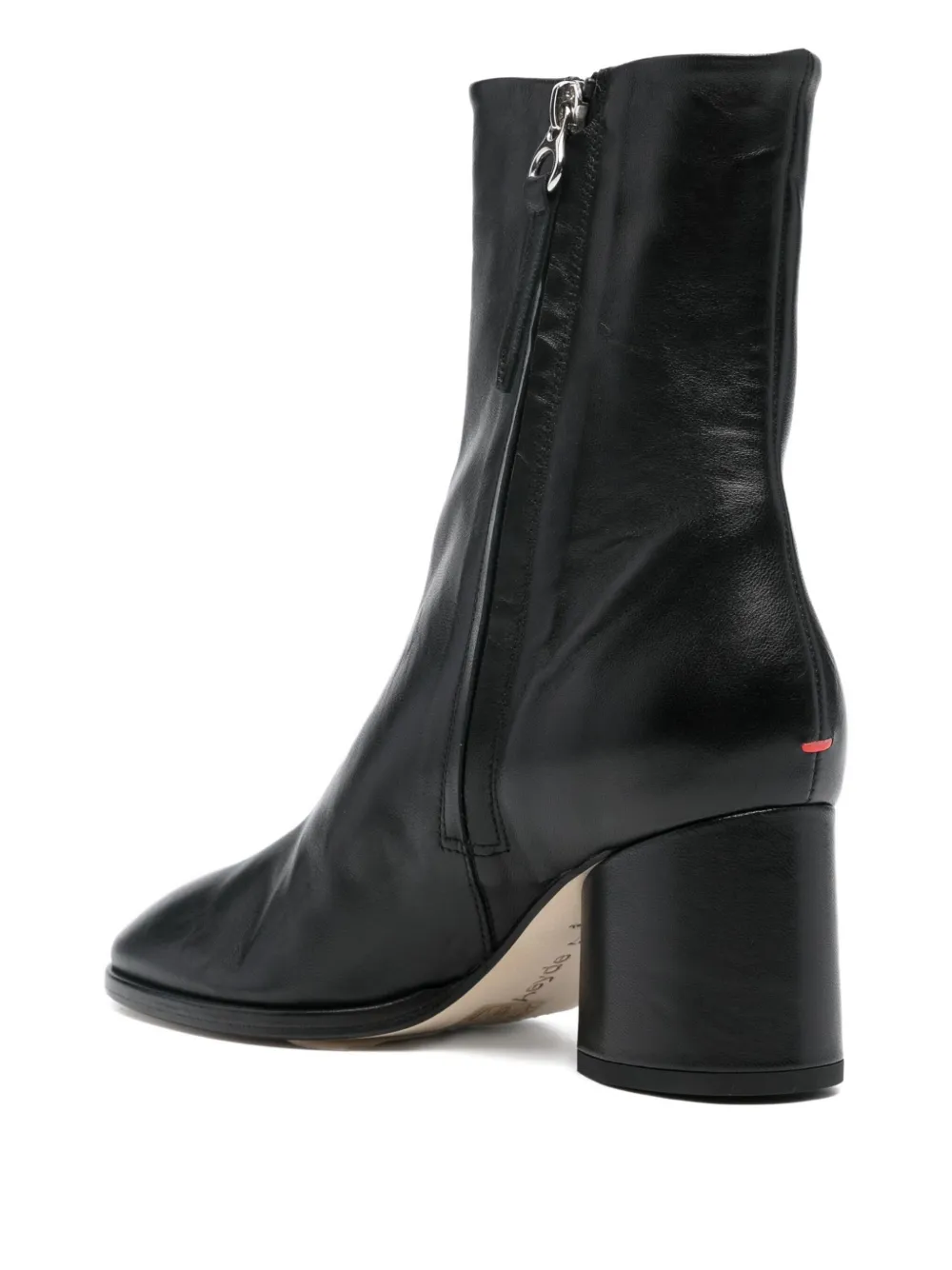 Aeyde 65mm leather ankle boots Zwart