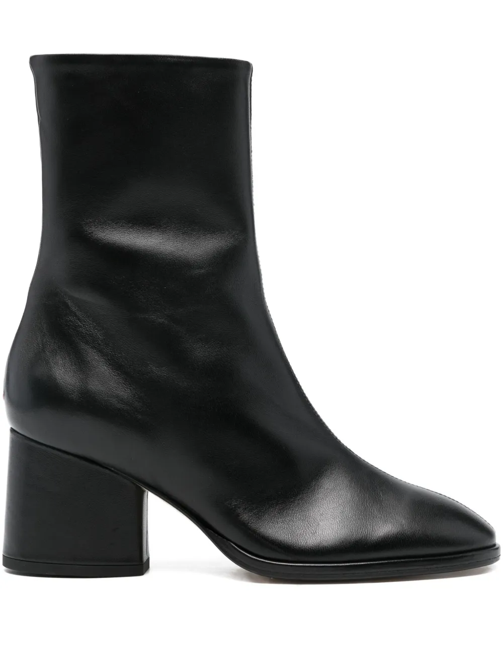 Aeyde 65mm leather ankle boots Zwart