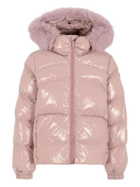 Colmar Kids quilted fur-trimmed jacket
