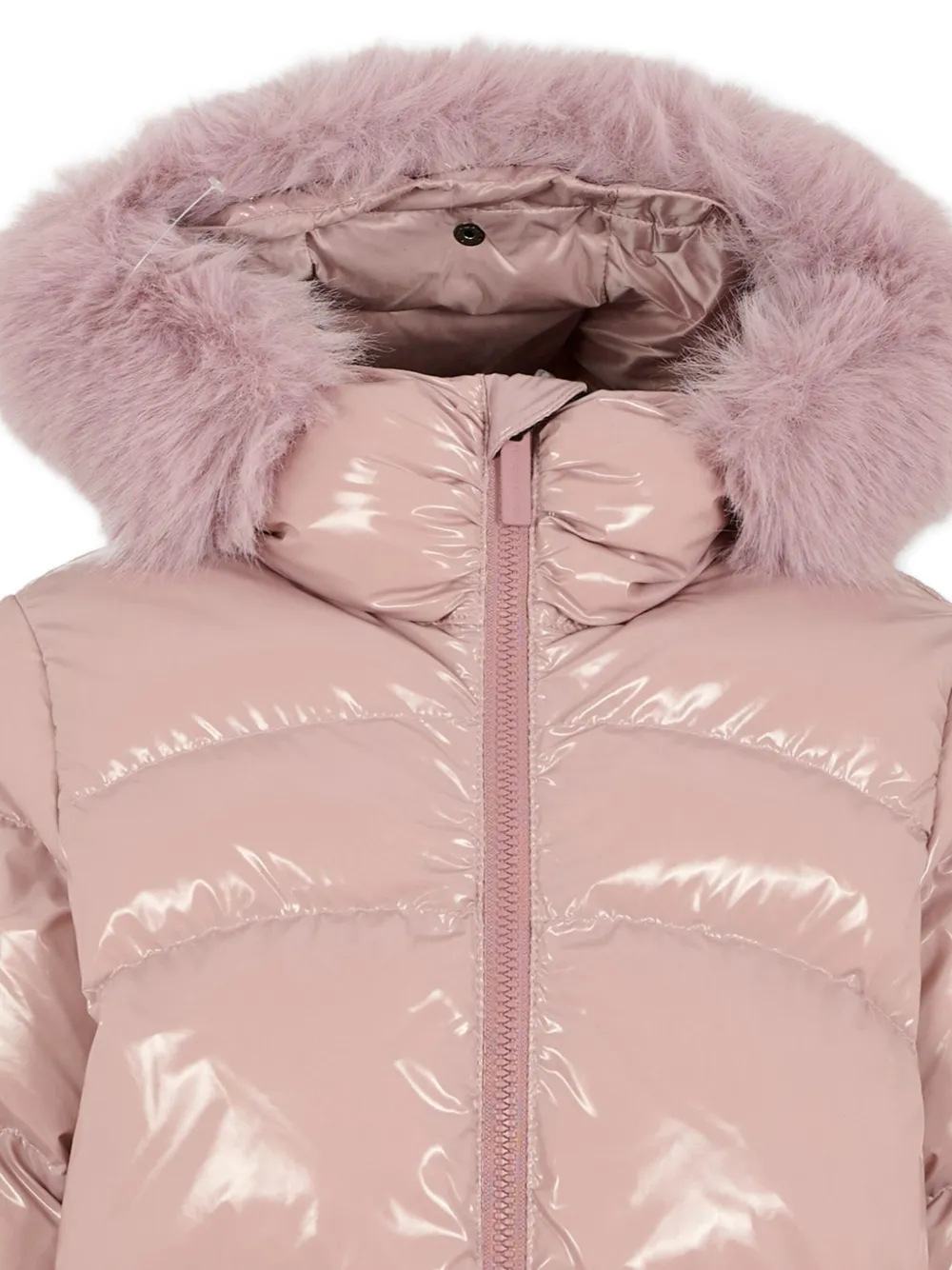 Colmar Quilted Fur-trimmed Jacket In Pink
