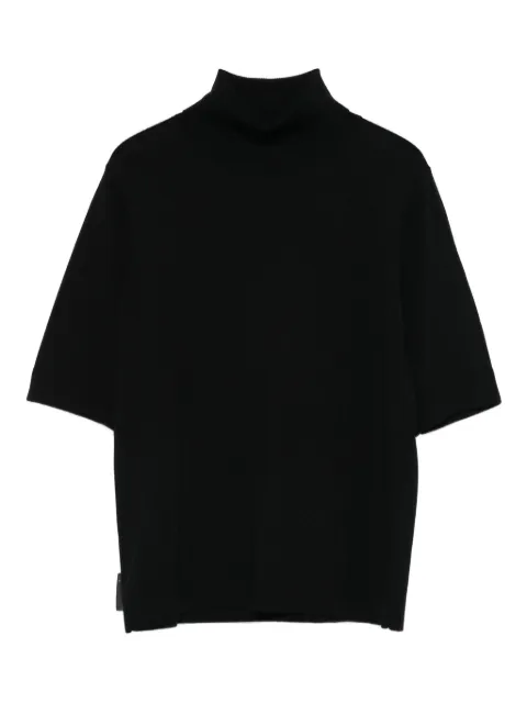 Hugenberg high-neck short-sleeve T-shirt