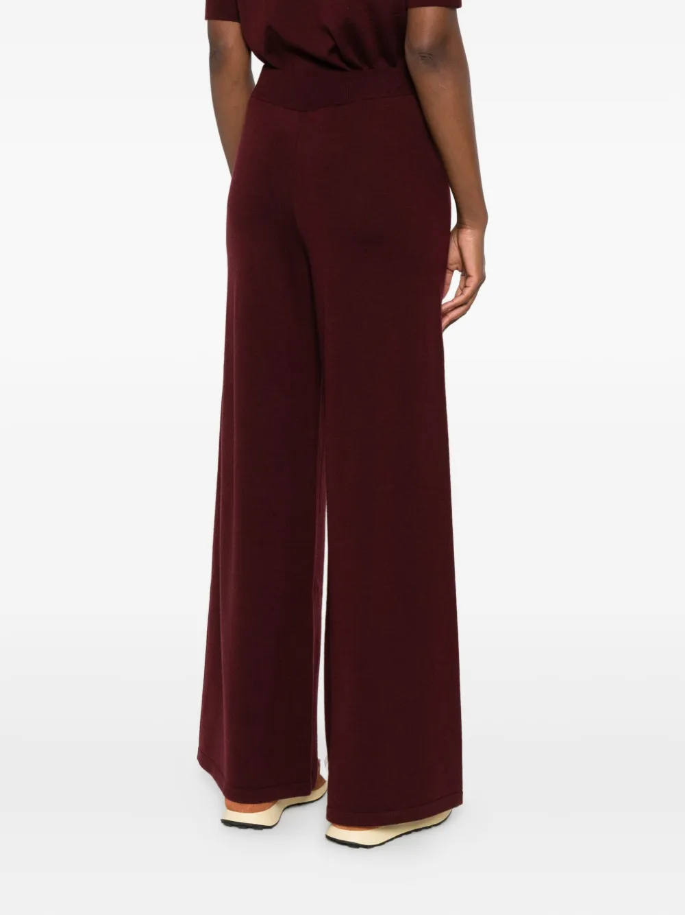 Hugenberg Drawstring Trousers In Burgundy