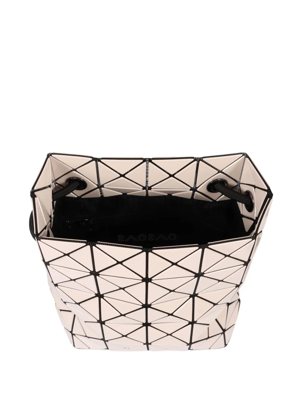 Bao Bao Issey Miyake Geometric Drawstring Bucket Bag In Neutral