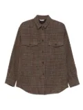 Barena checked shirt - Brown