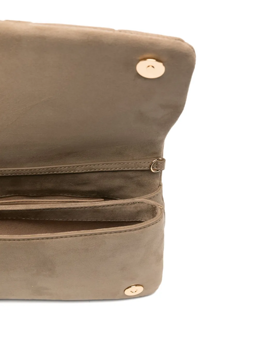 Love Moschino Quilted-effect Logo-plaque Cross Body Bag In Neutral