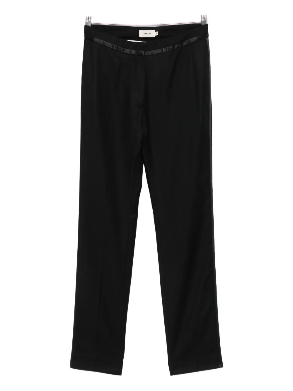 Barena Venezia Satin-trimmed Trousers In Black