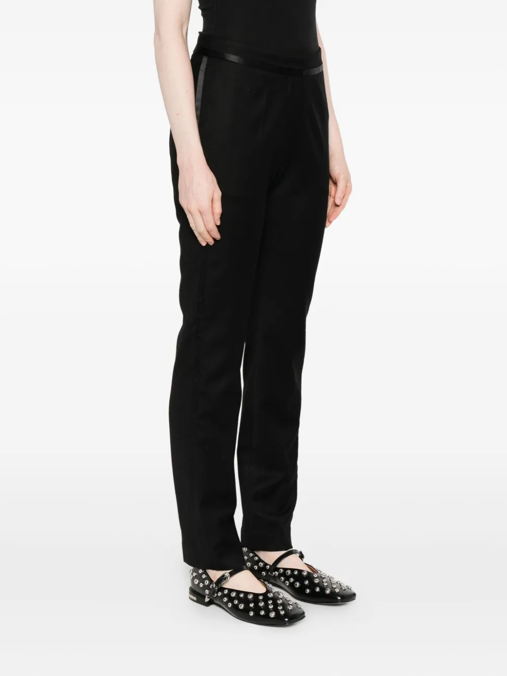 Barena Venezia Satin-trimmed Trousers In Black