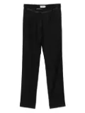 Barena satin-trimmed trousers - Black