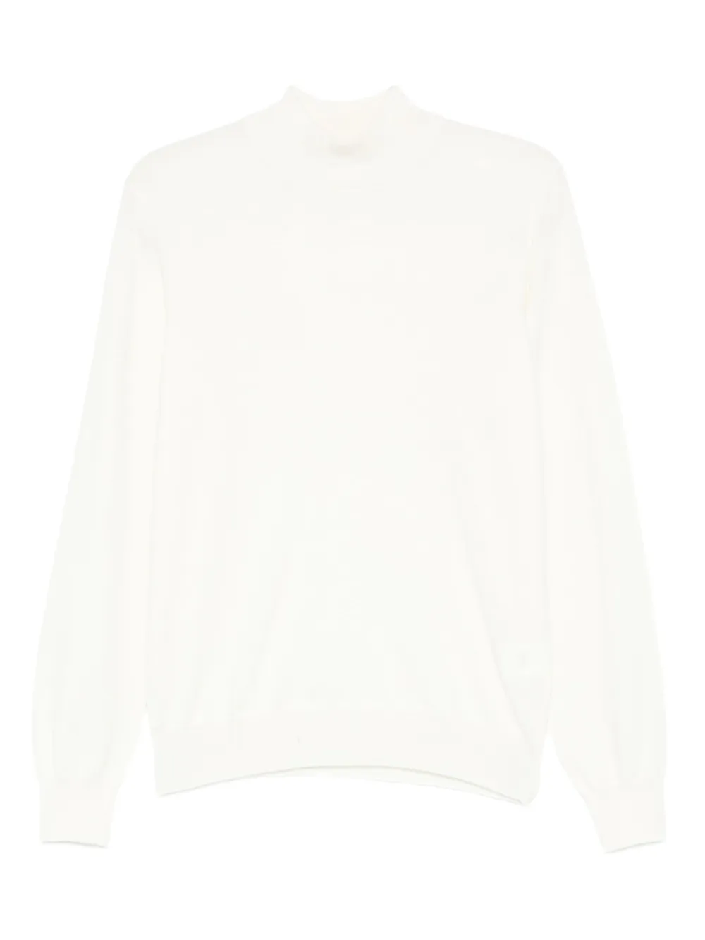 Tagliatore high-neck long-sleeve sweater | White | Image 1