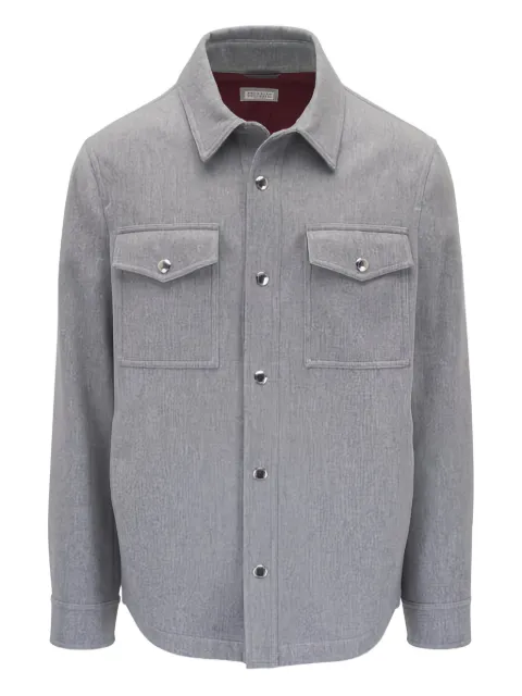 Brunello Cucinelli shirt-style pocket jacket