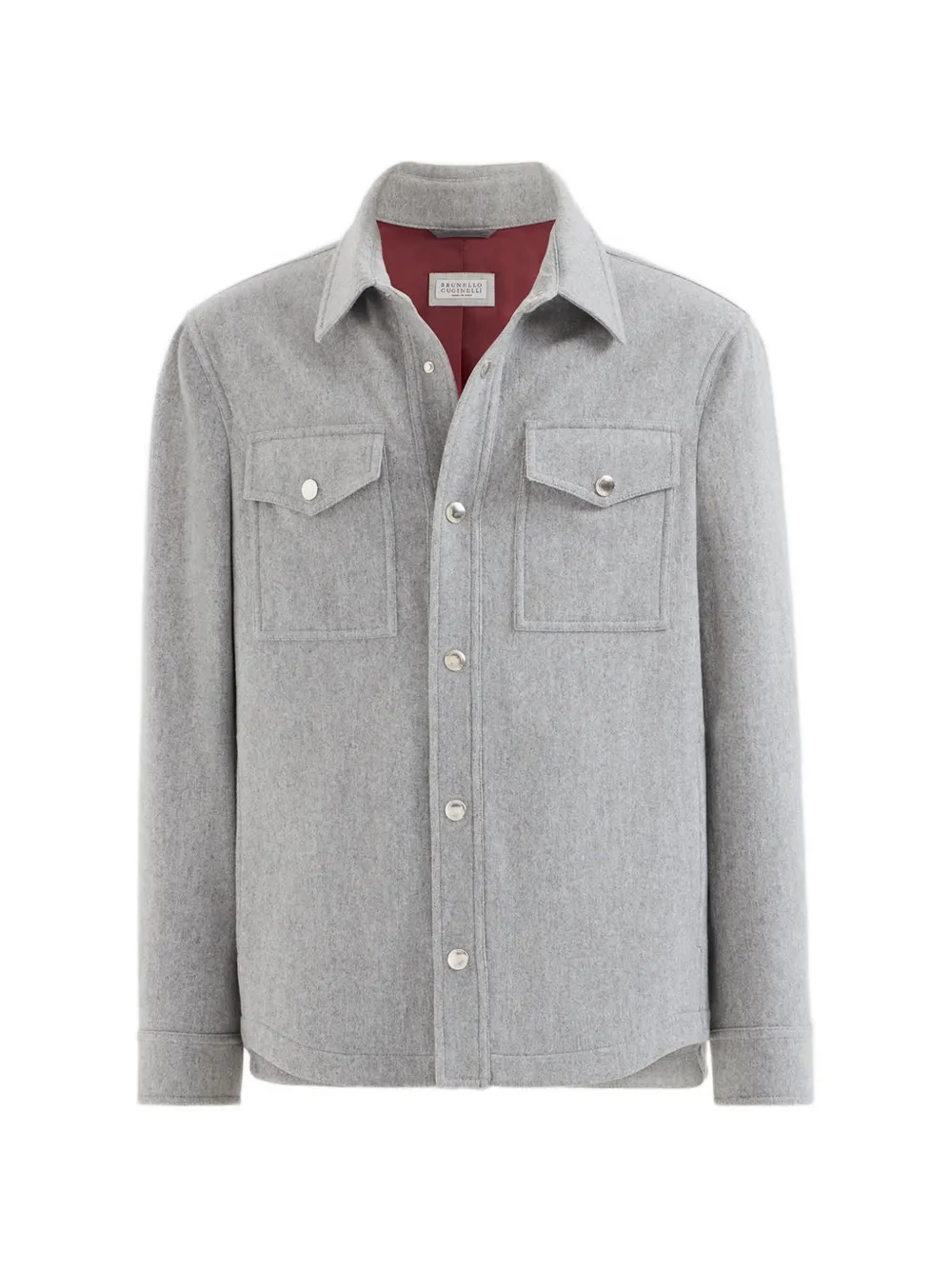 Brunello Cucinelli shirt-style pocket jacket - Grigio