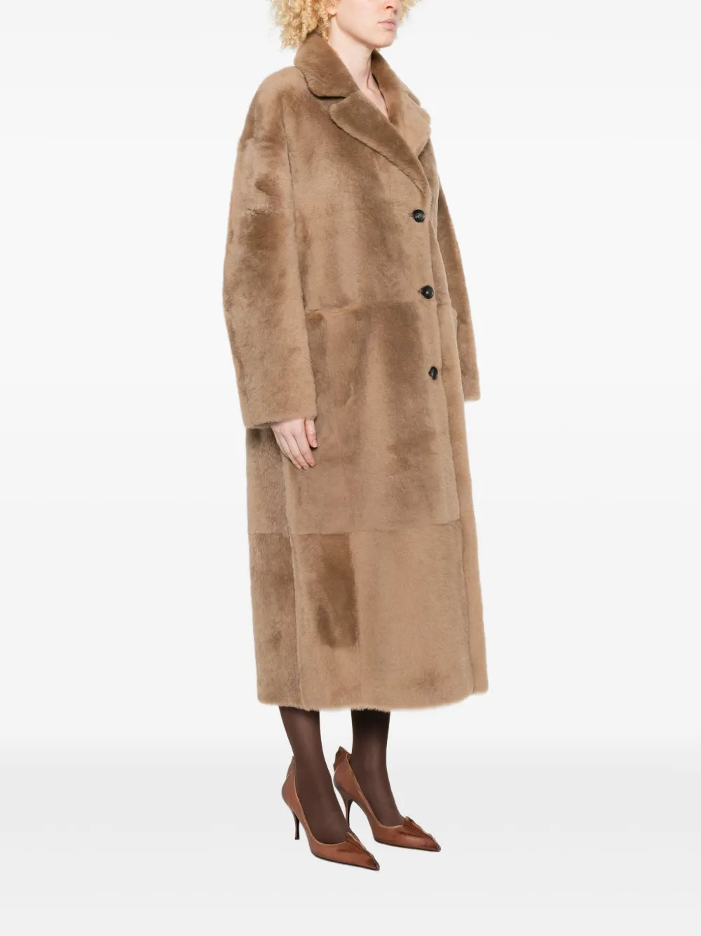 Furling By Giani Mantel Mit Eingefassten Taschen In Brown