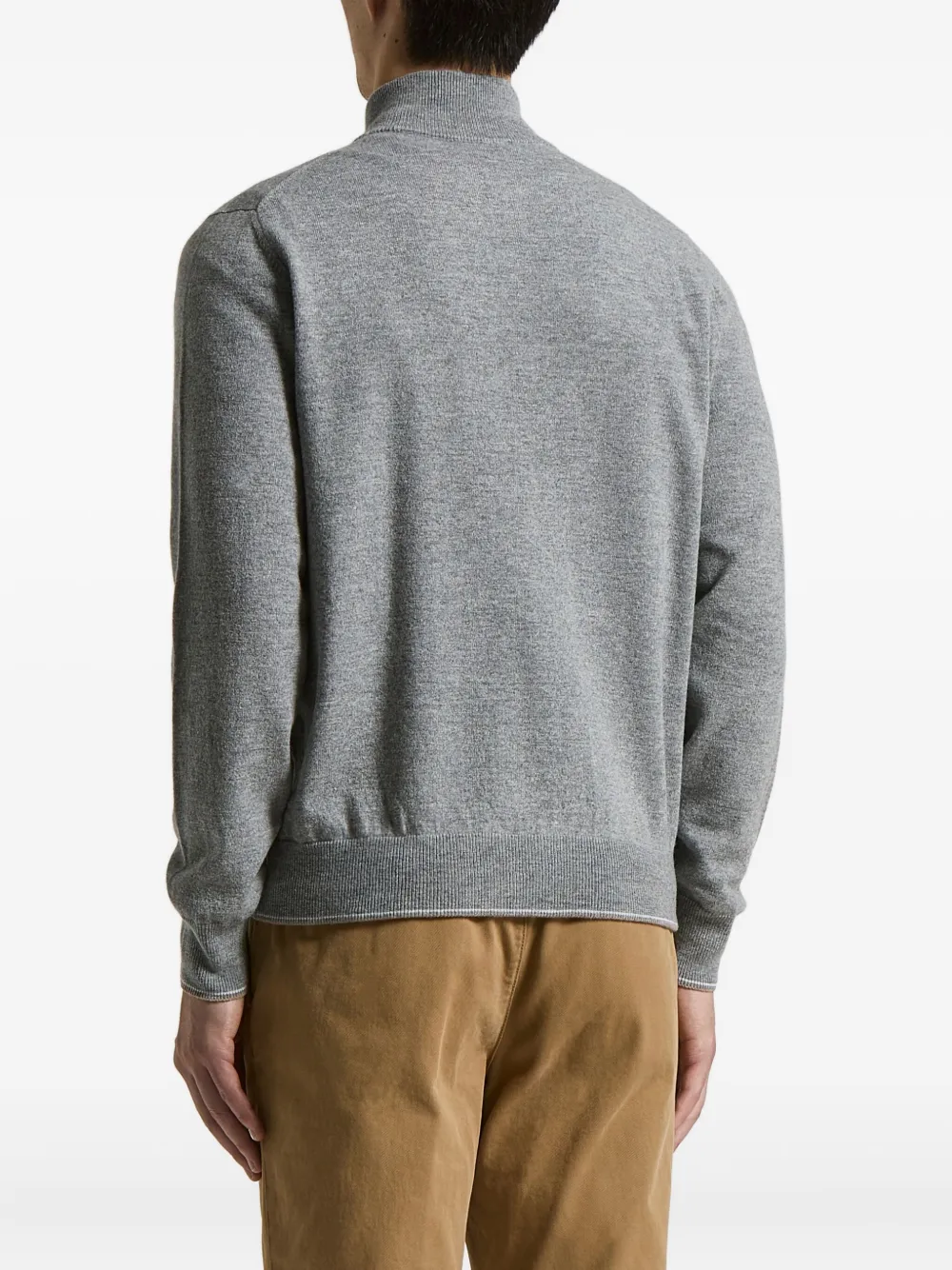 Peserico Vest met rits Grijs