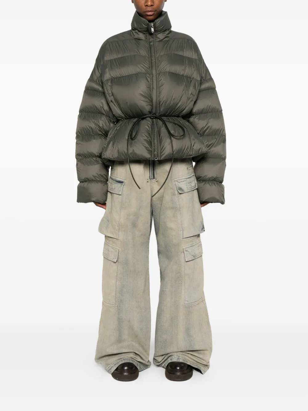 Rick Owens quilted drawstring jacket | Down Jackets | Image 2