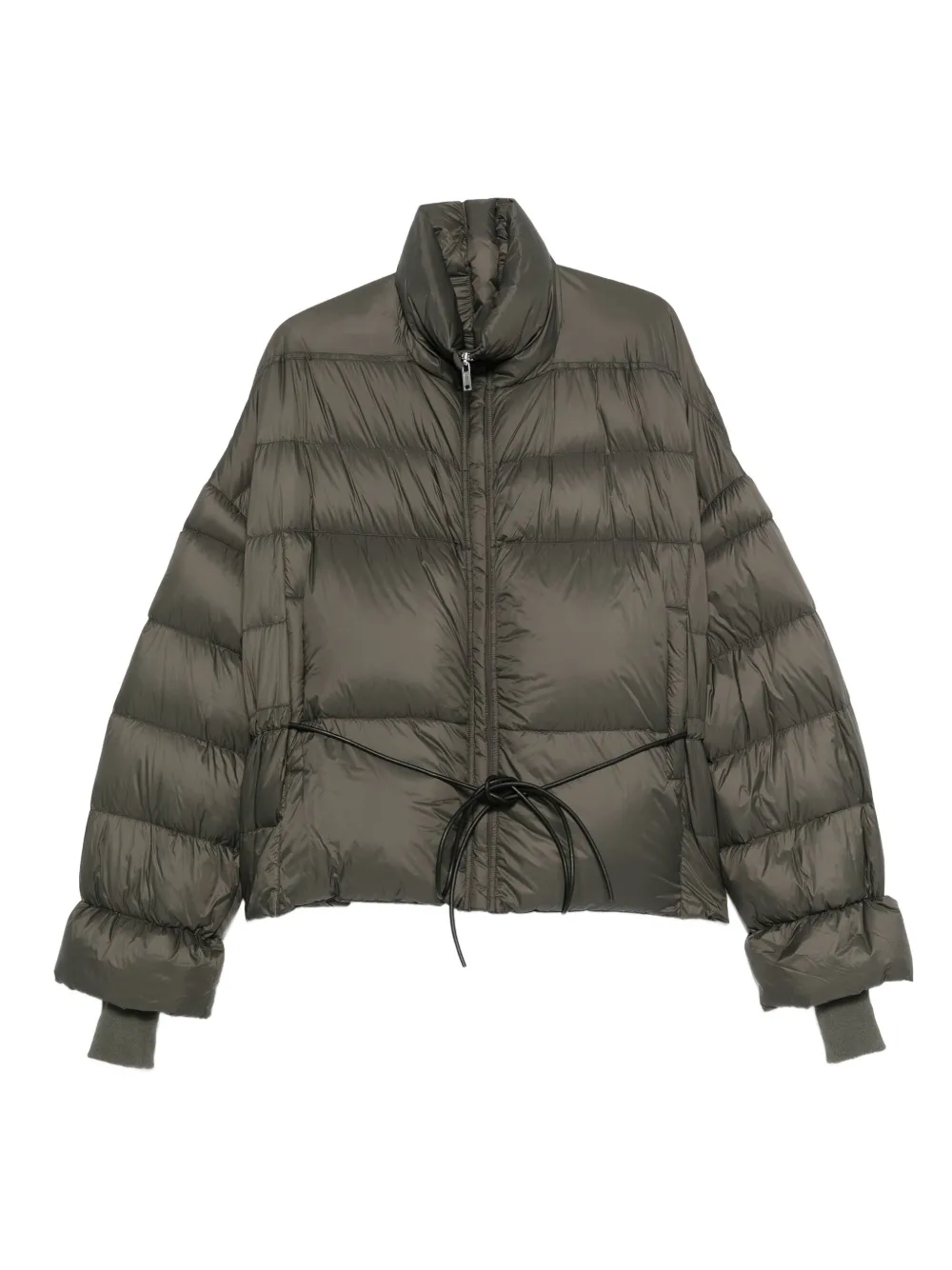 Rick Owens quilted drawstring jacket | Green | Image 1