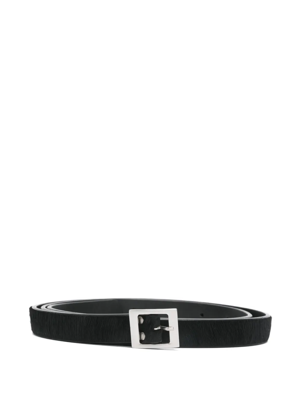 Rick Owens leather square-buckle belt | Black | Image 1