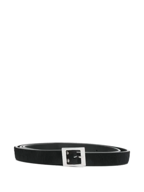 Rick Owens leather square-buckle belt