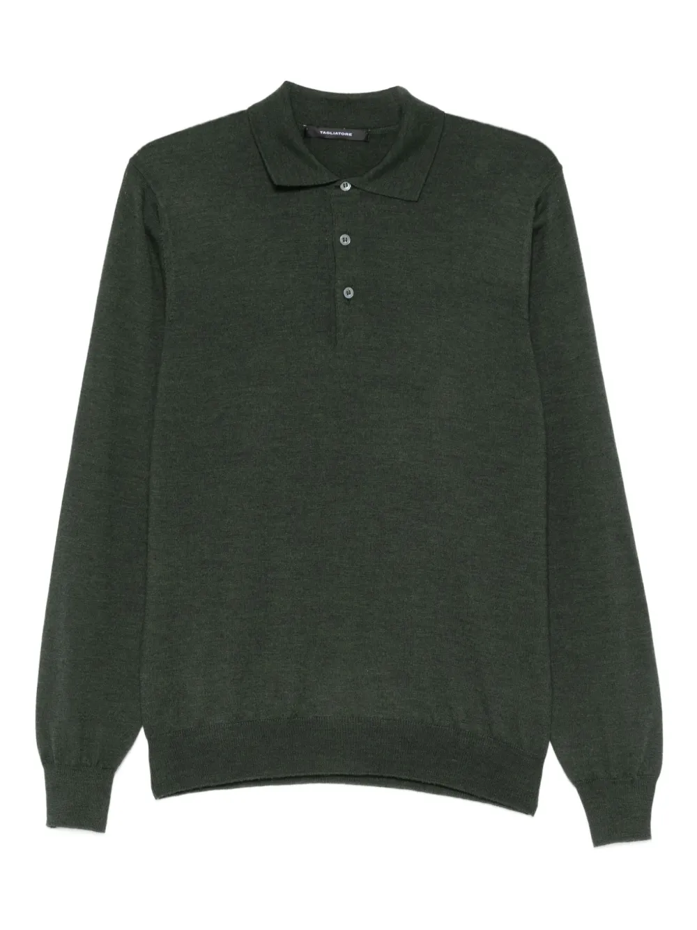 Tagliatore long-sleeve polo shirt | Green | Image 1