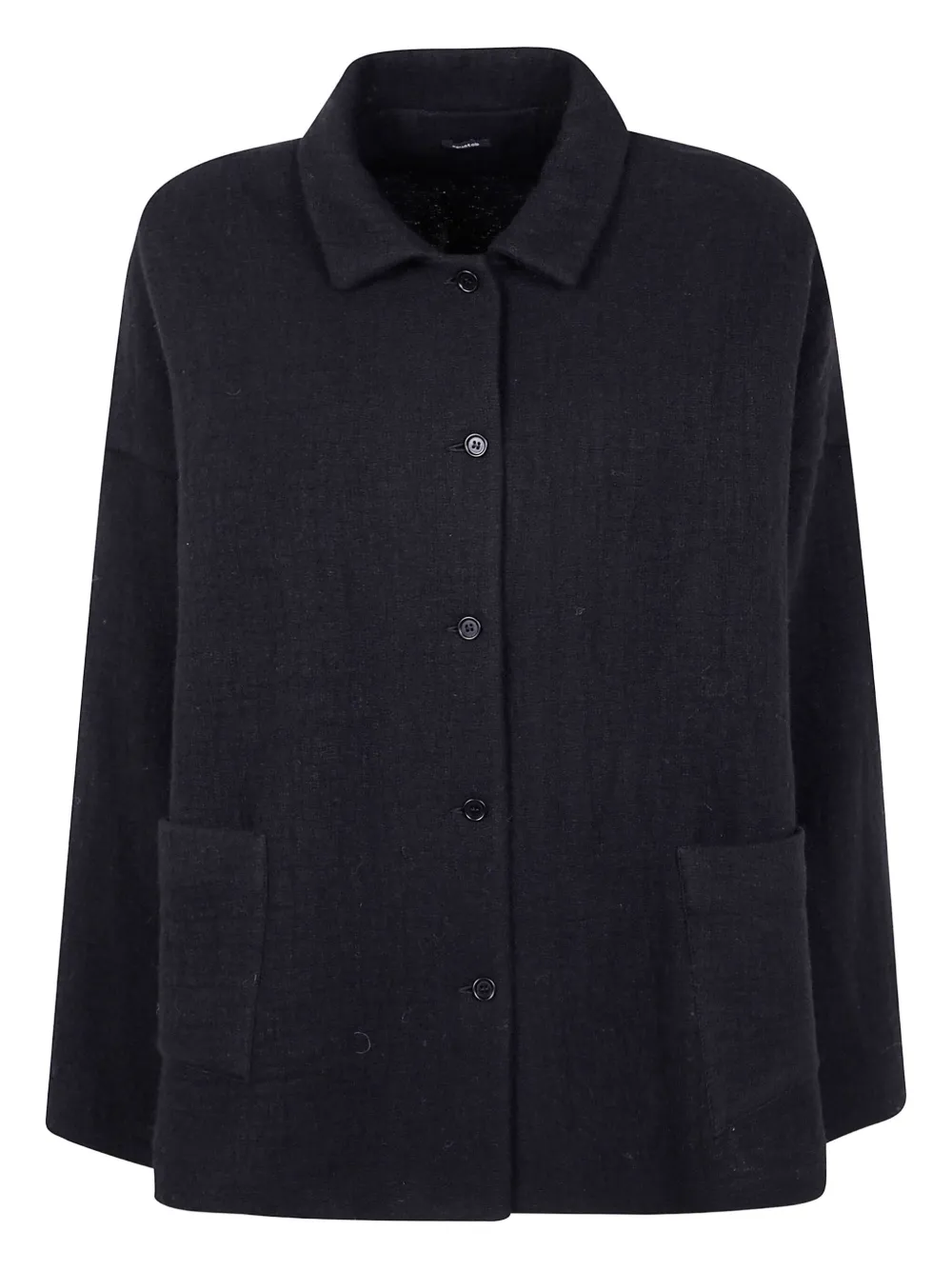 Apuntob patch-pocket button-front jacket | Black | Image 1