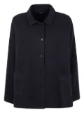 Apuntob patch-pocket button-front jacket - Black