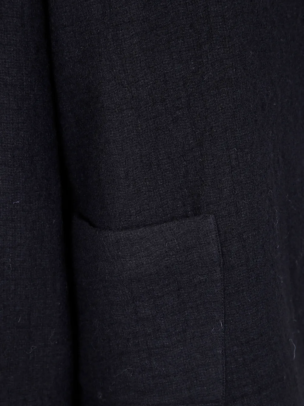 Apuntob Patch-pocket Button-front Jacket In Black