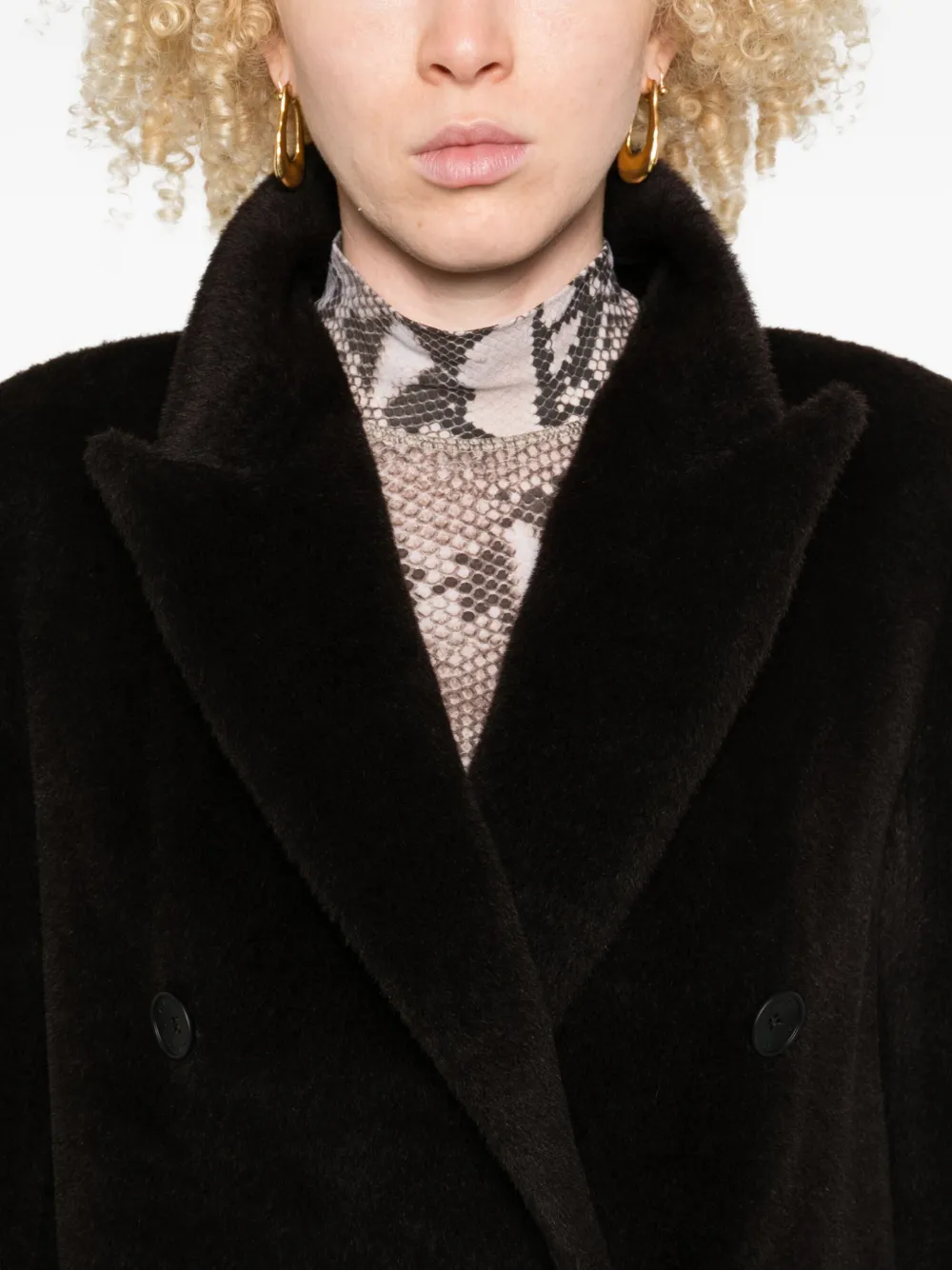 Tagliatore Jas met ceintuur Bruin