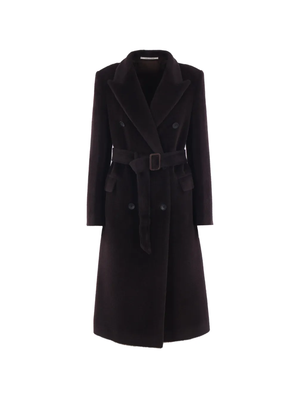Tagliatore belted double-breasted coat - Marrone