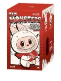 Pop Mart Labubu The Monsters Coca Cola Series Vinyl Face keyring - White