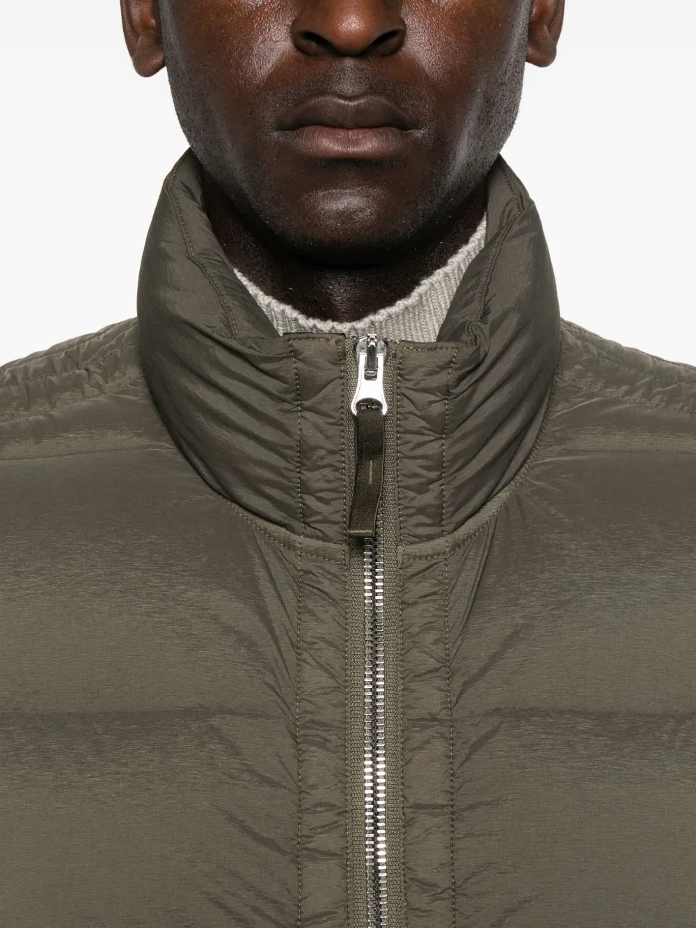 Stone Island Bodywarmer met rits Groen