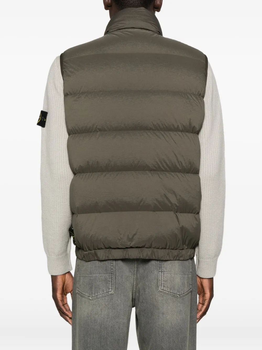 Stone Island Bodywarmer met rits Groen