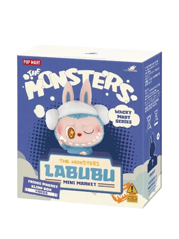 Pop Mart Ímã Labubu The Monsters Wacky Mart Series | Marrom