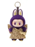 Pop Mart Labubu x Pronounce Wings of Fortune Vinyl Plush keyring - Purple