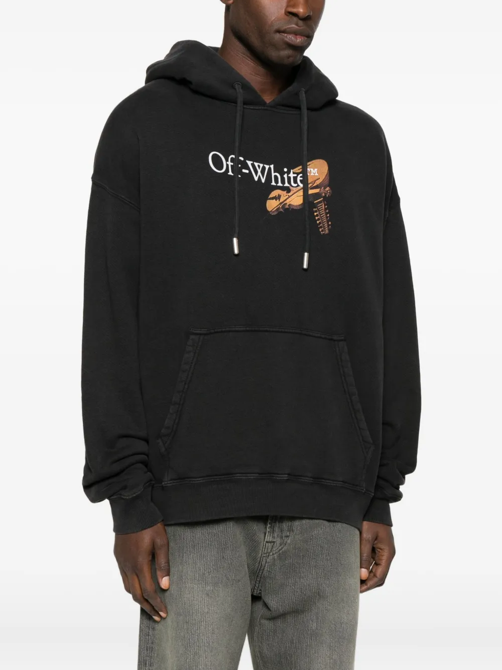 Off-White Cupid Arrow hoodie Zwart