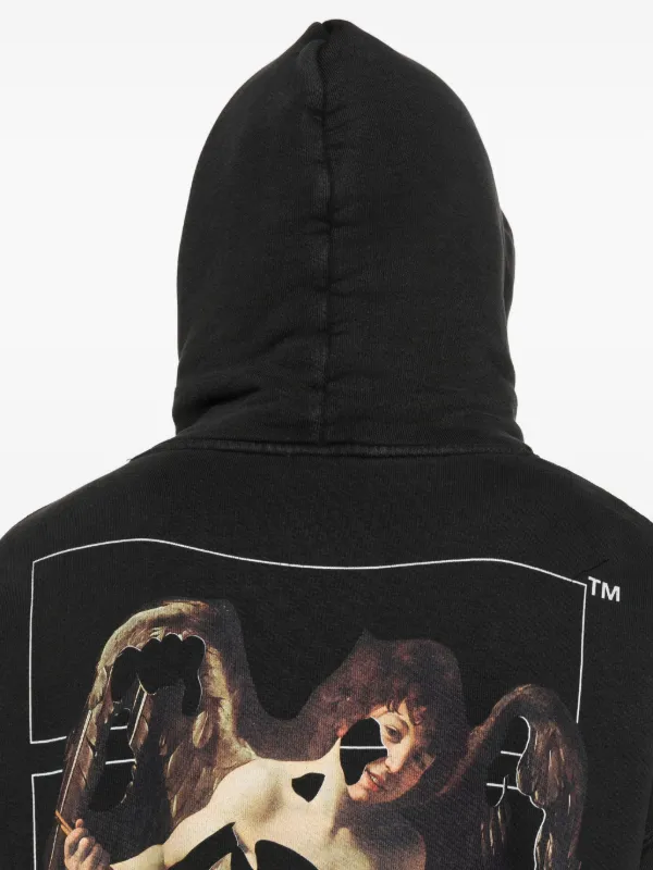 Off-White Cupid Arrow Hoodie | Black | FARFETCH