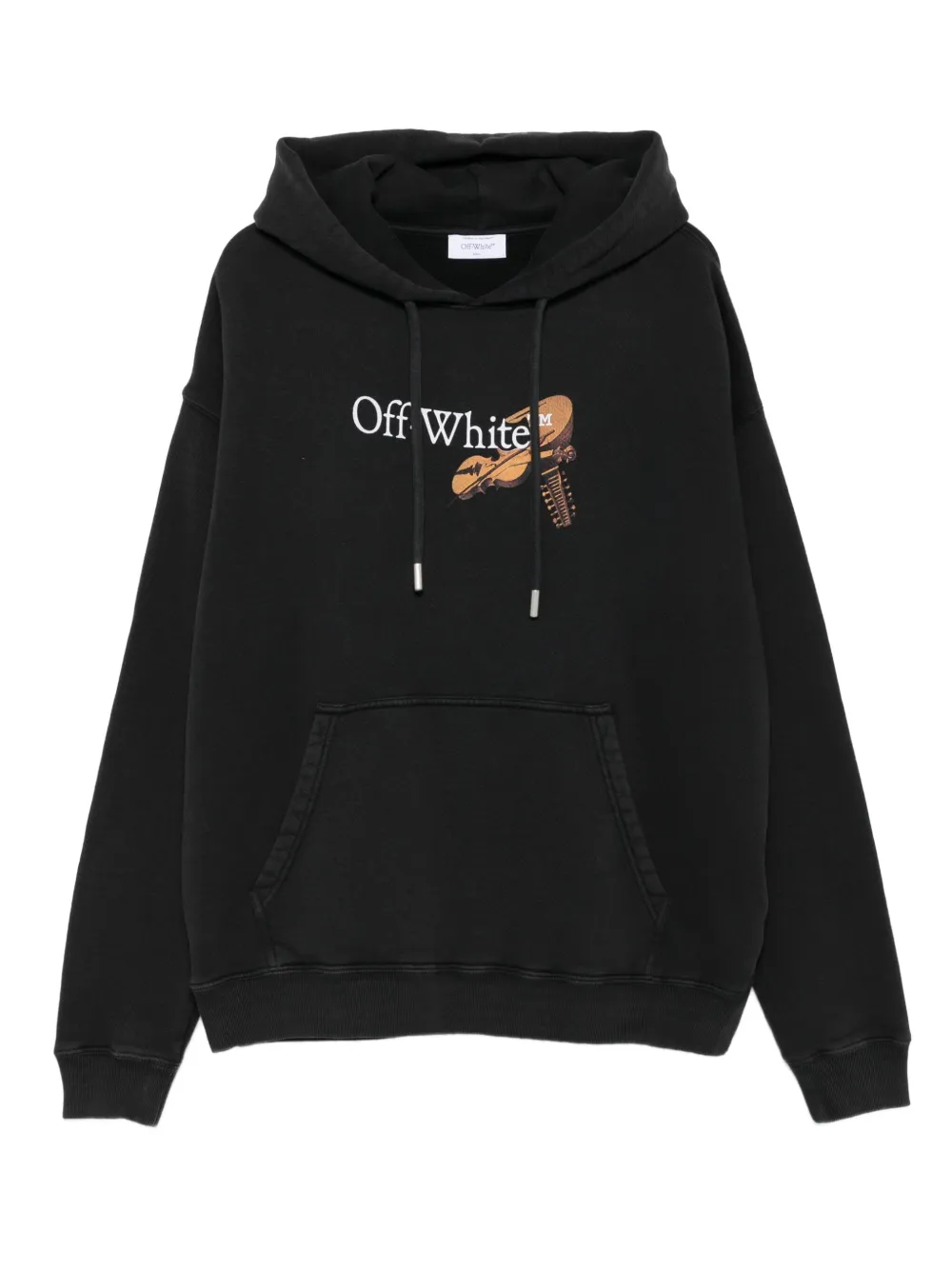 Off-White Moletom Cupid Arrow com capuz | Preto | Image 1
